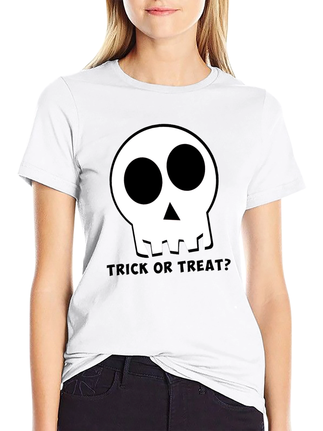 Halloween Skull T-Shirt - Trick or Treat?