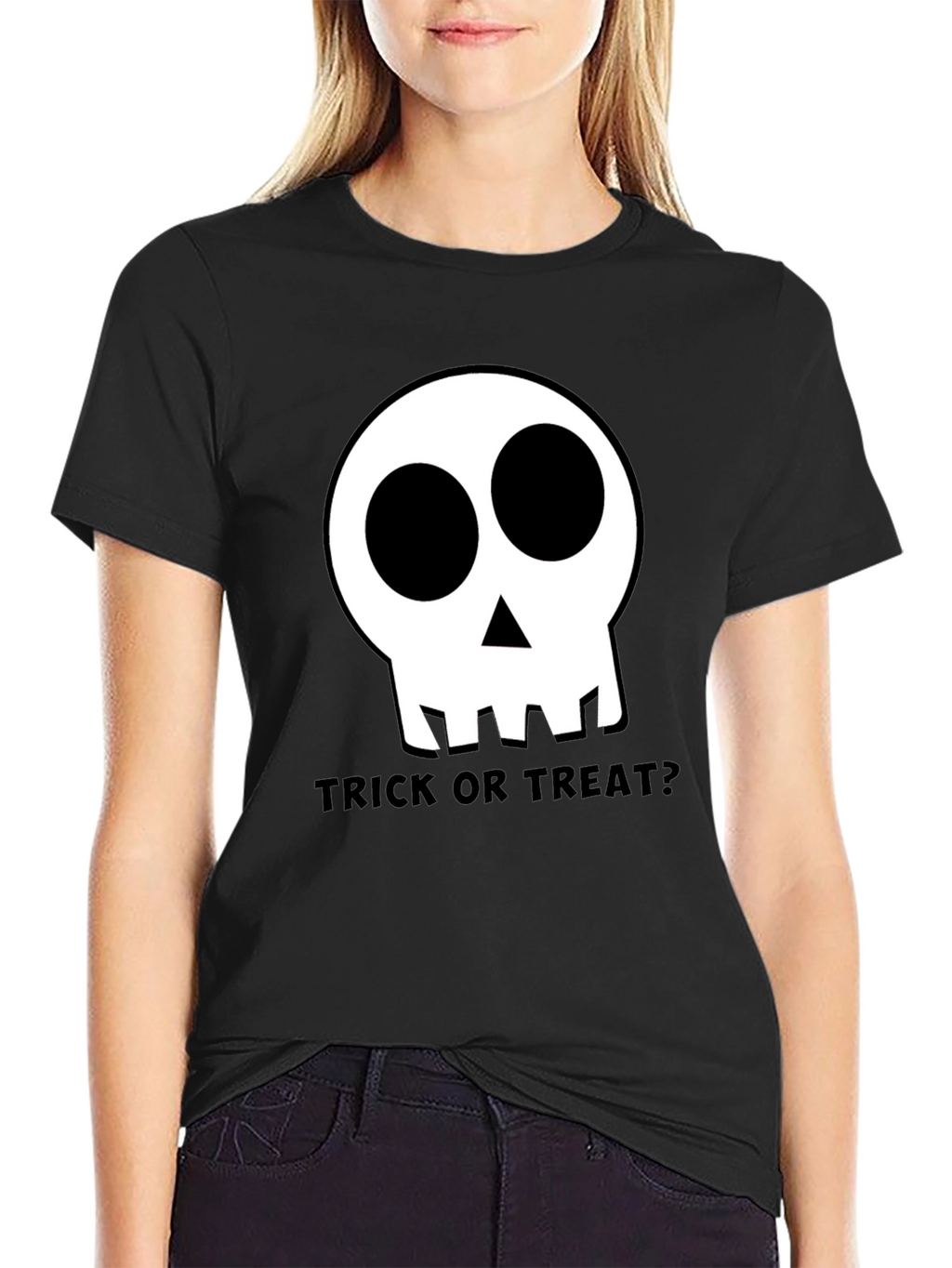 Halloween Skull T-Shirt - Trick or Treat?