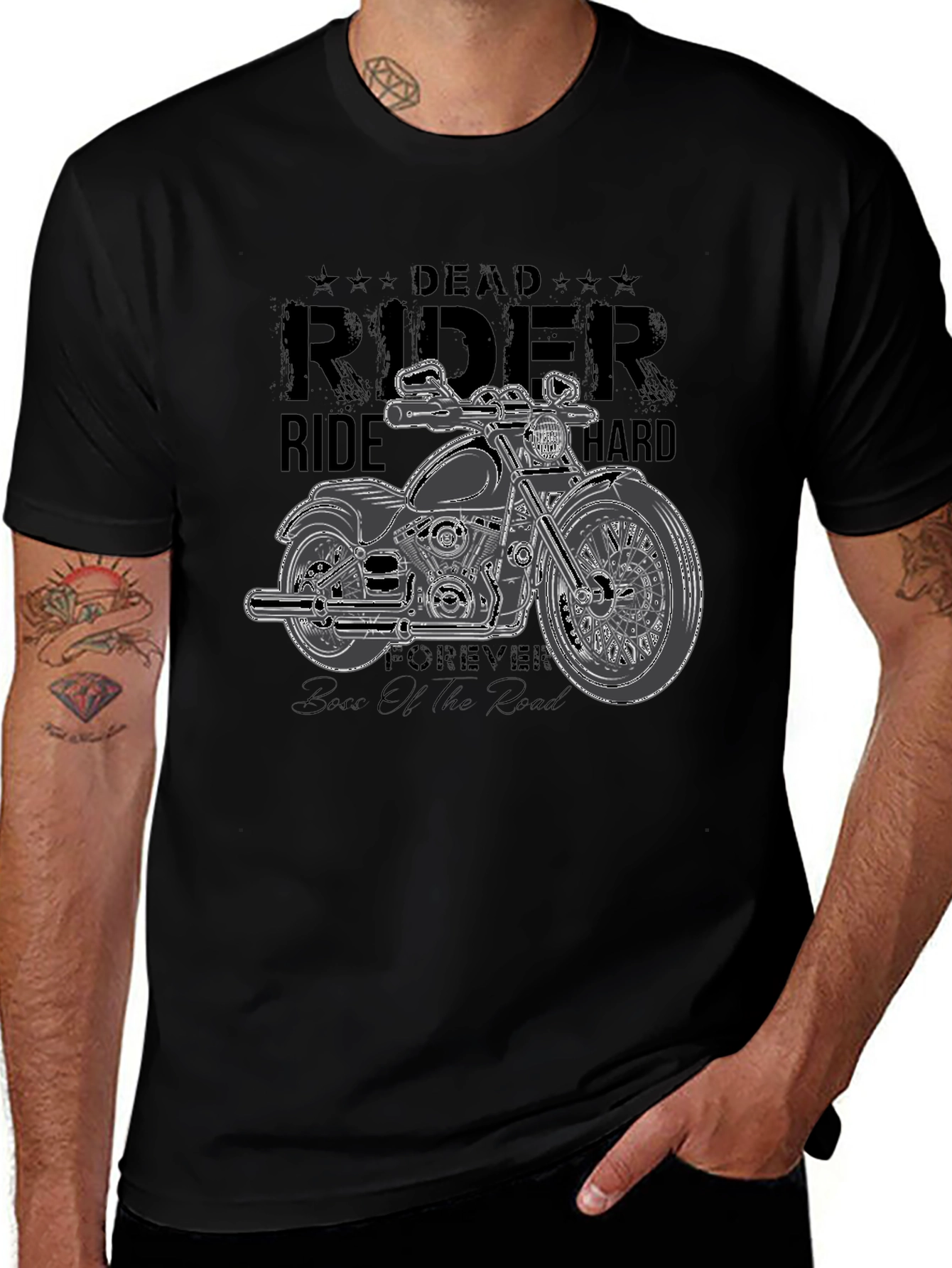Dead Rider Graphic T-Shirt - Ride Hard Forever