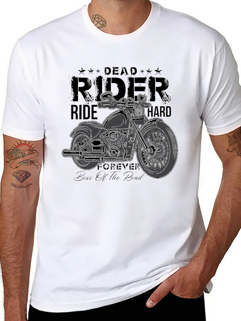 Dead Rider Graphic T-Shirt - Ride Hard Forever
