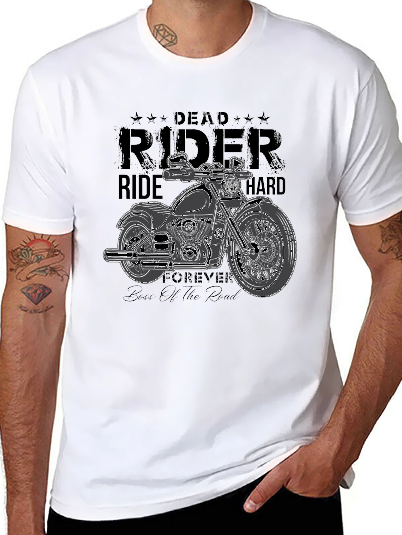 Dead Rider Graphic T-Shirt - Ride Hard Forever