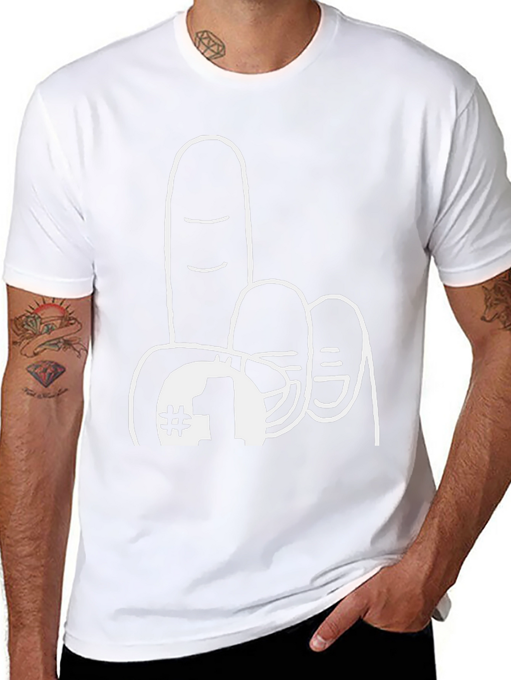 Number One Fan T-Shirt - Black