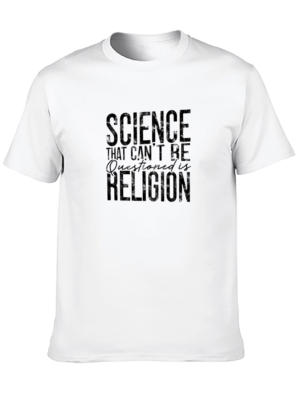 Science vs Religion Graphic T-Shirt
