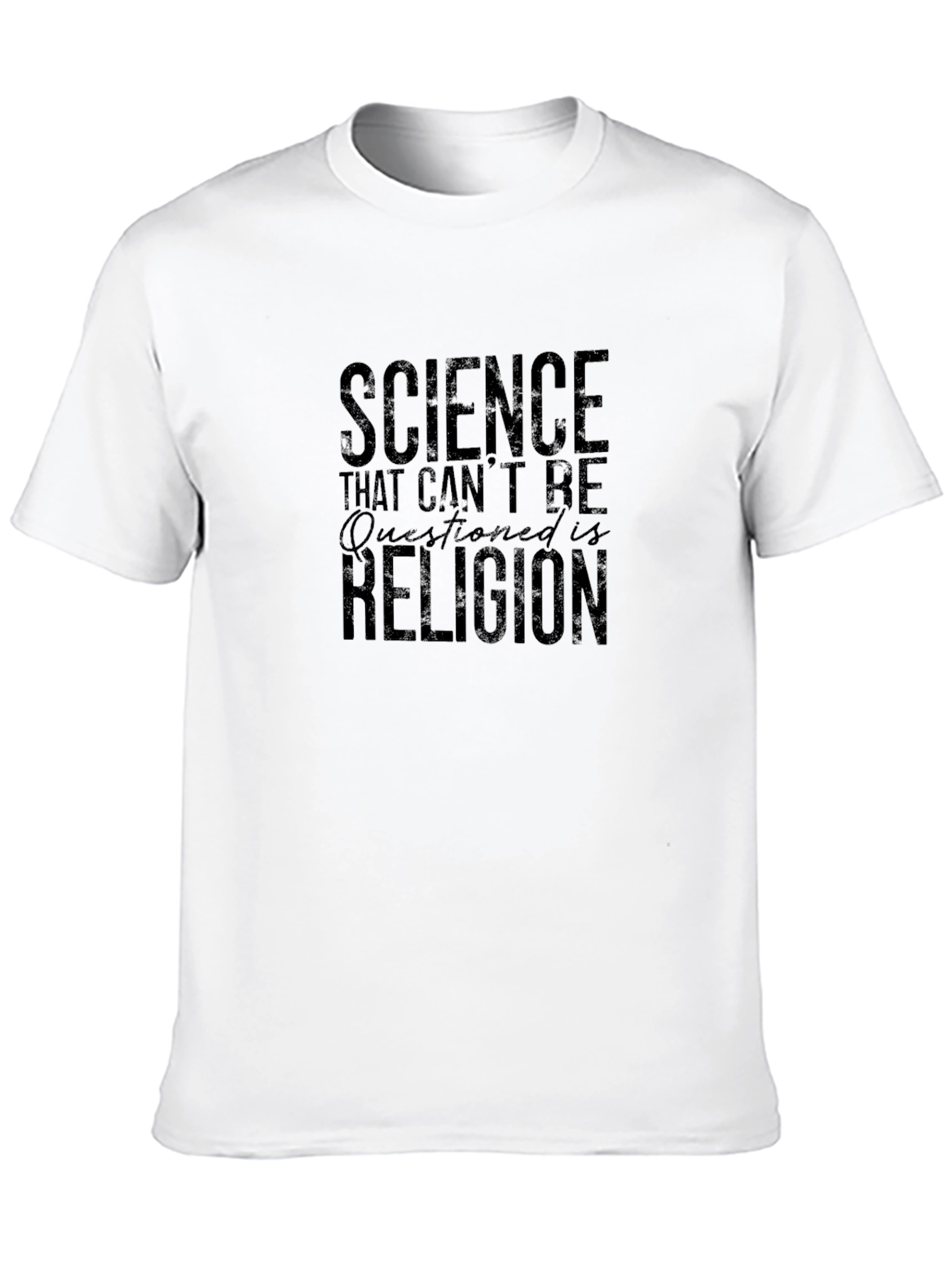 Science vs Religion Graphic T-Shirt