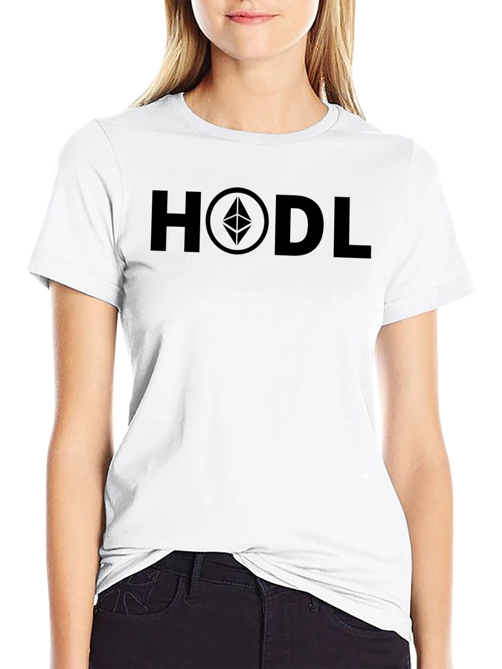 HODL Ethereum Crypto Black T-Shirt