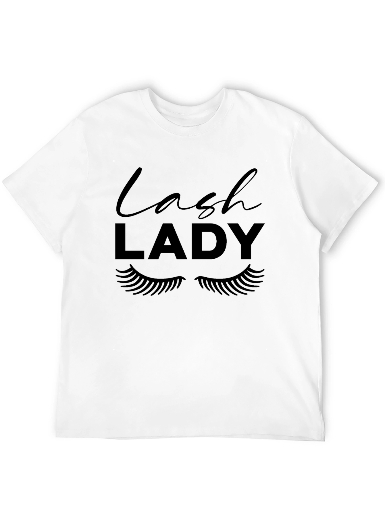 Lash Lady Graphic Tee - Stylish Eyelash Design Unisex Fit