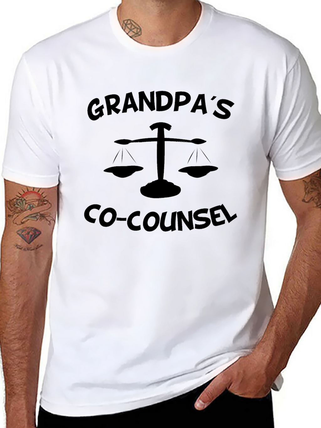 Grandpas Co-Counsel T-Shirt - Law & Justice