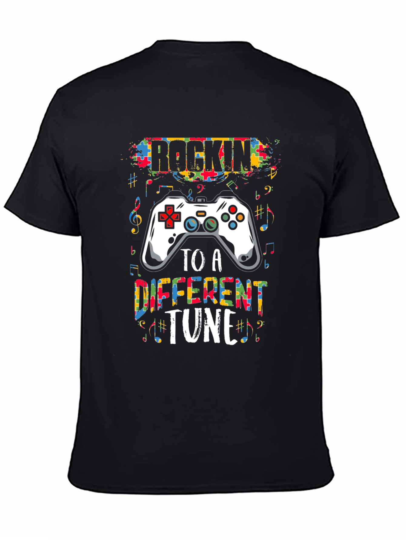 Rockin to a Different Tune Gamer T-Shirt