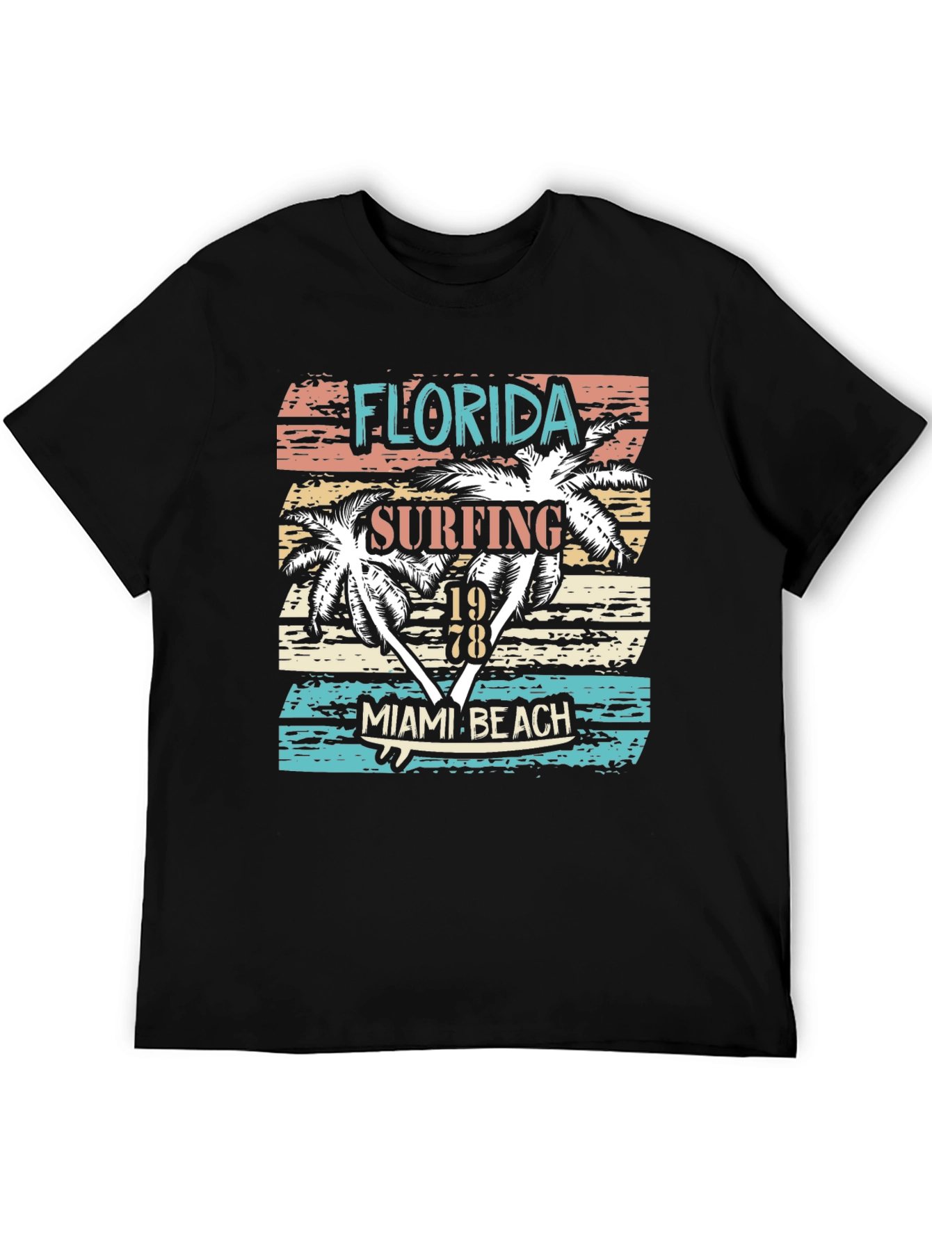 Florida Surfing Miami Beach 1978 T-Shirt