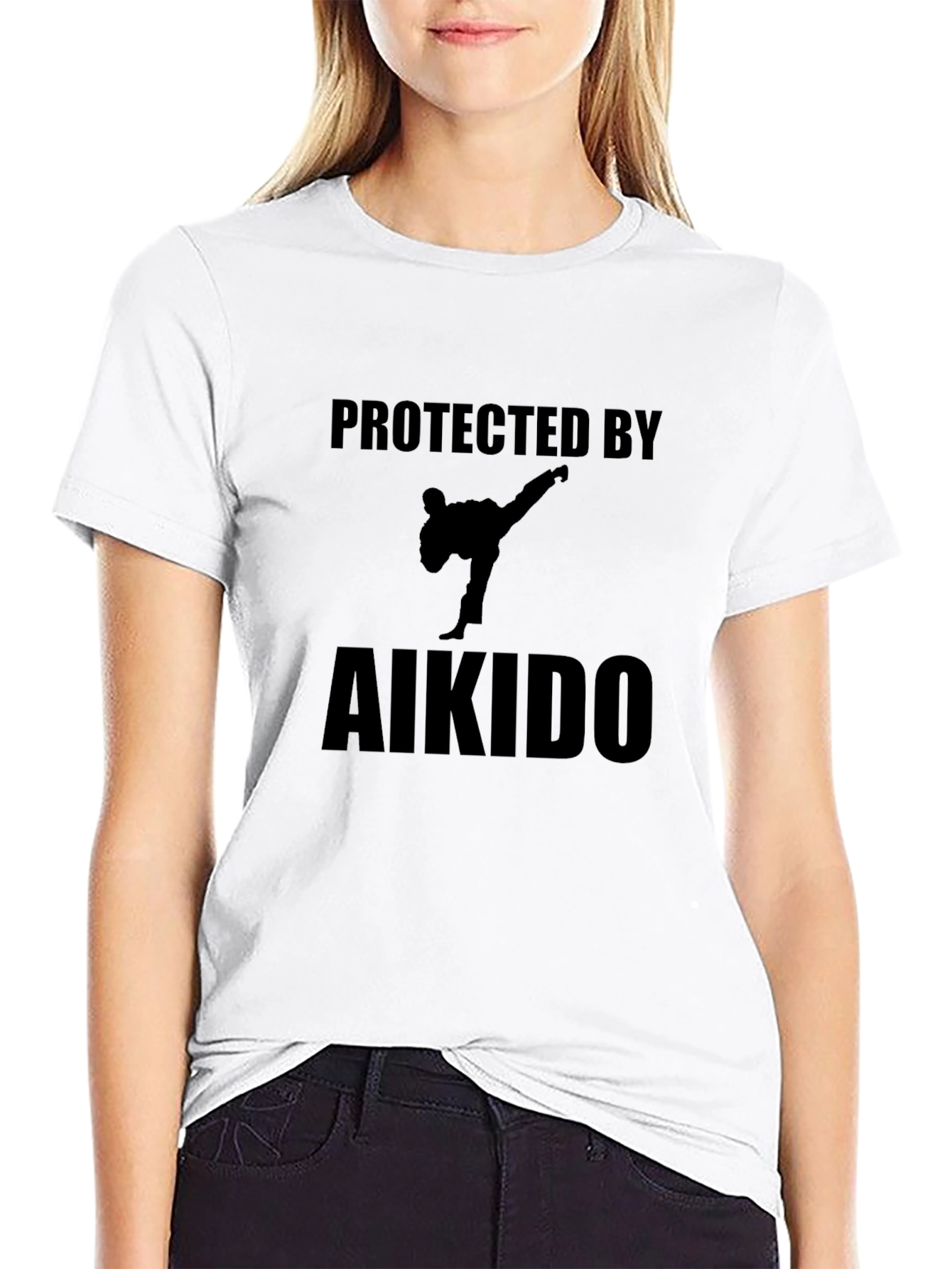 Aikido Protected By Martial Arts T-Shirt