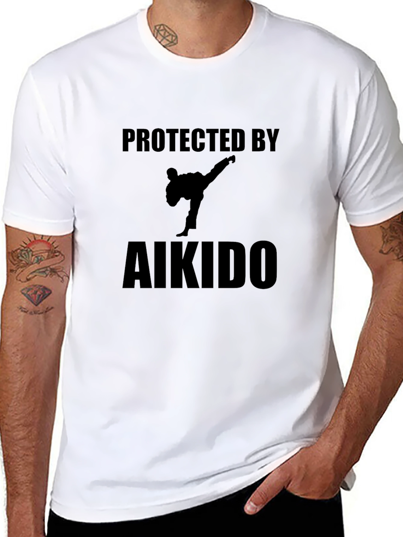 Aikido Protected By Martial Arts T-Shirt