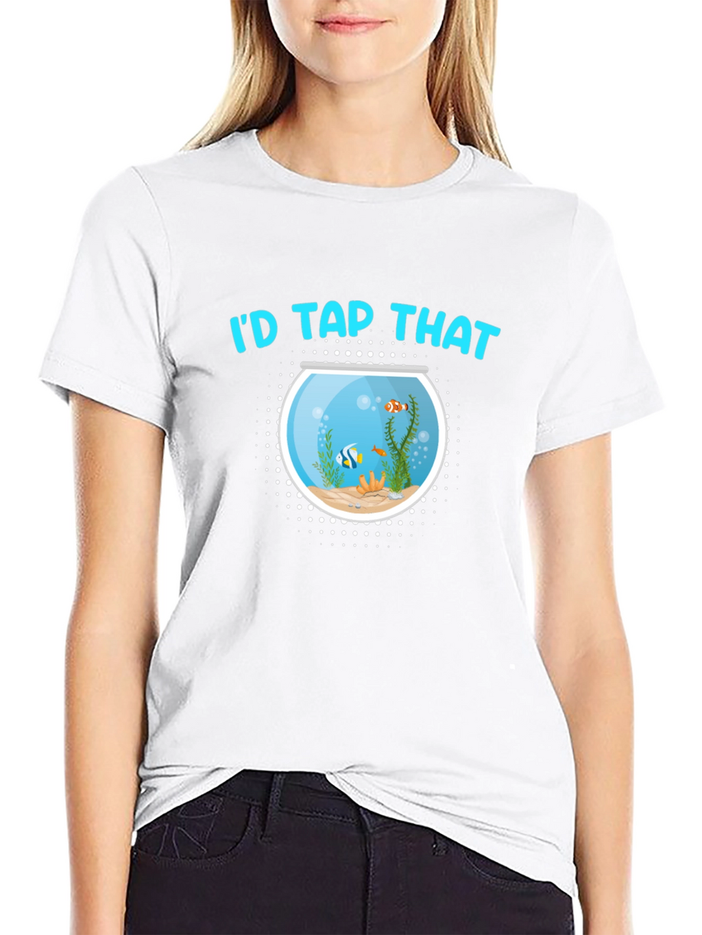 Id Tap That Fish Bowl Black T-Shirt