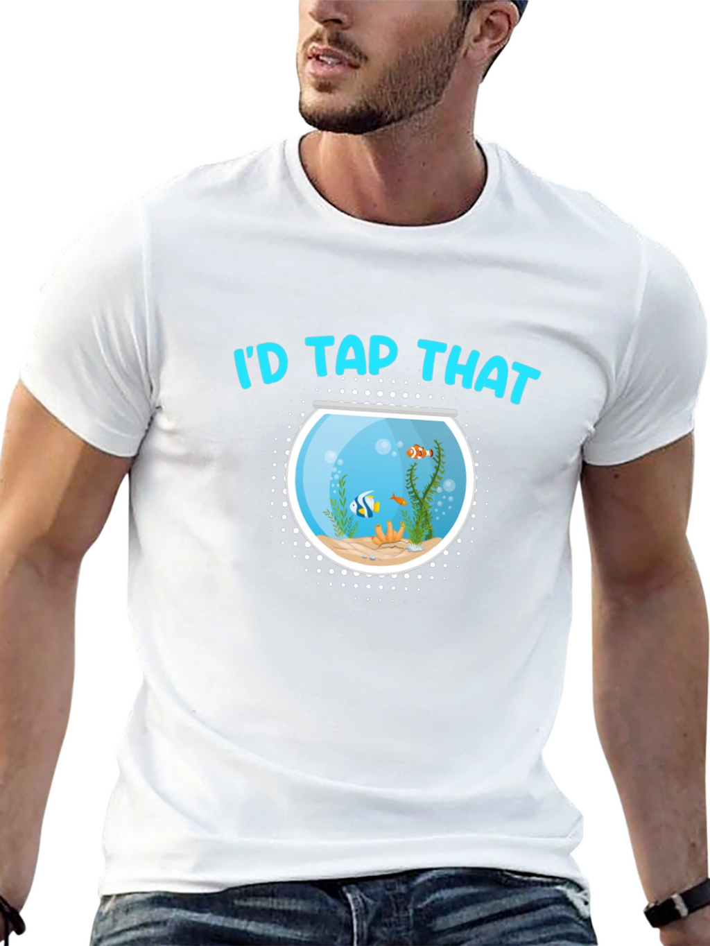 Id Tap That Fish Bowl Black T-Shirt