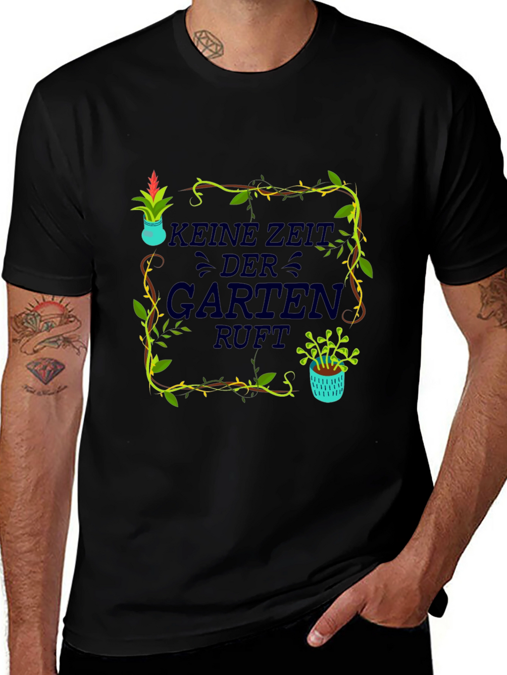 Gardening T-Shirt - Kein Zeit Der Garten Ruft!
