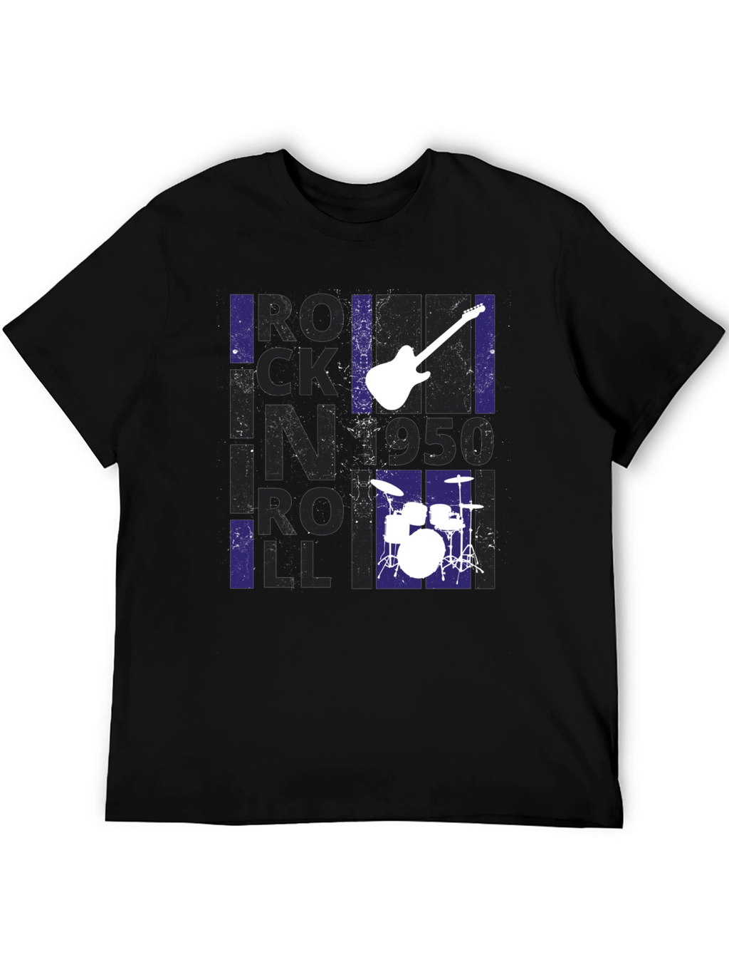 Rock N Roll 1950s Style Graphic Tee