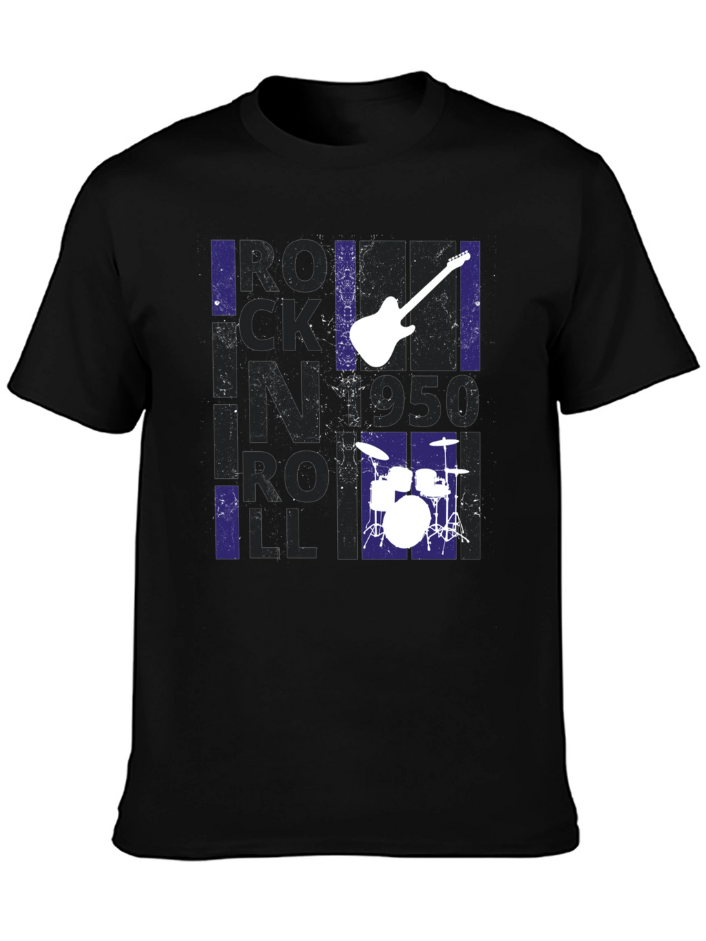 Rock N Roll 1950s Style Graphic Tee
