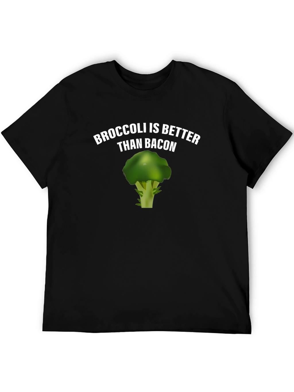 Broccoli is Better Than Bacon Novelty T-Shirt