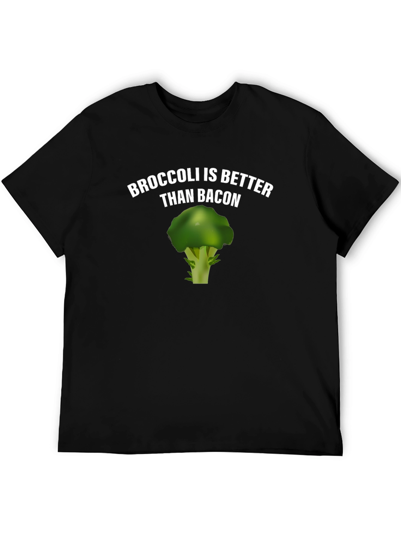 Broccoli is Better Than Bacon Novelty T-Shirt
