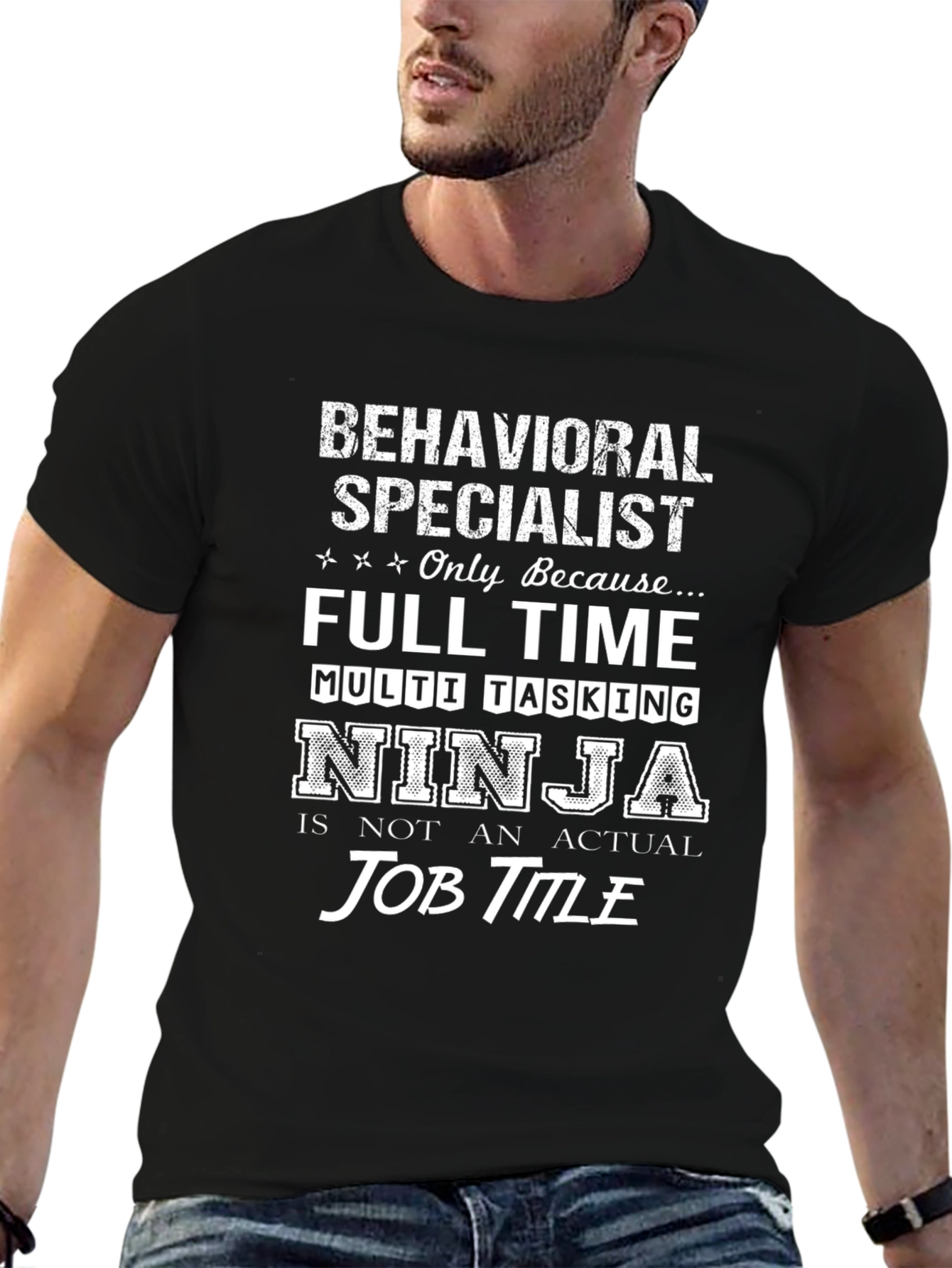 Behavioral Specialist Full Time Ninja T-Shirt
