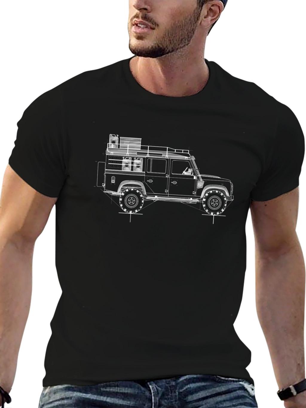 Land Rover Defender Blueprint T-Shirt