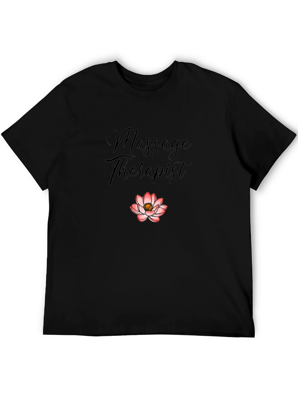 Massage Therapist Lotus Graphic T-Shirt
