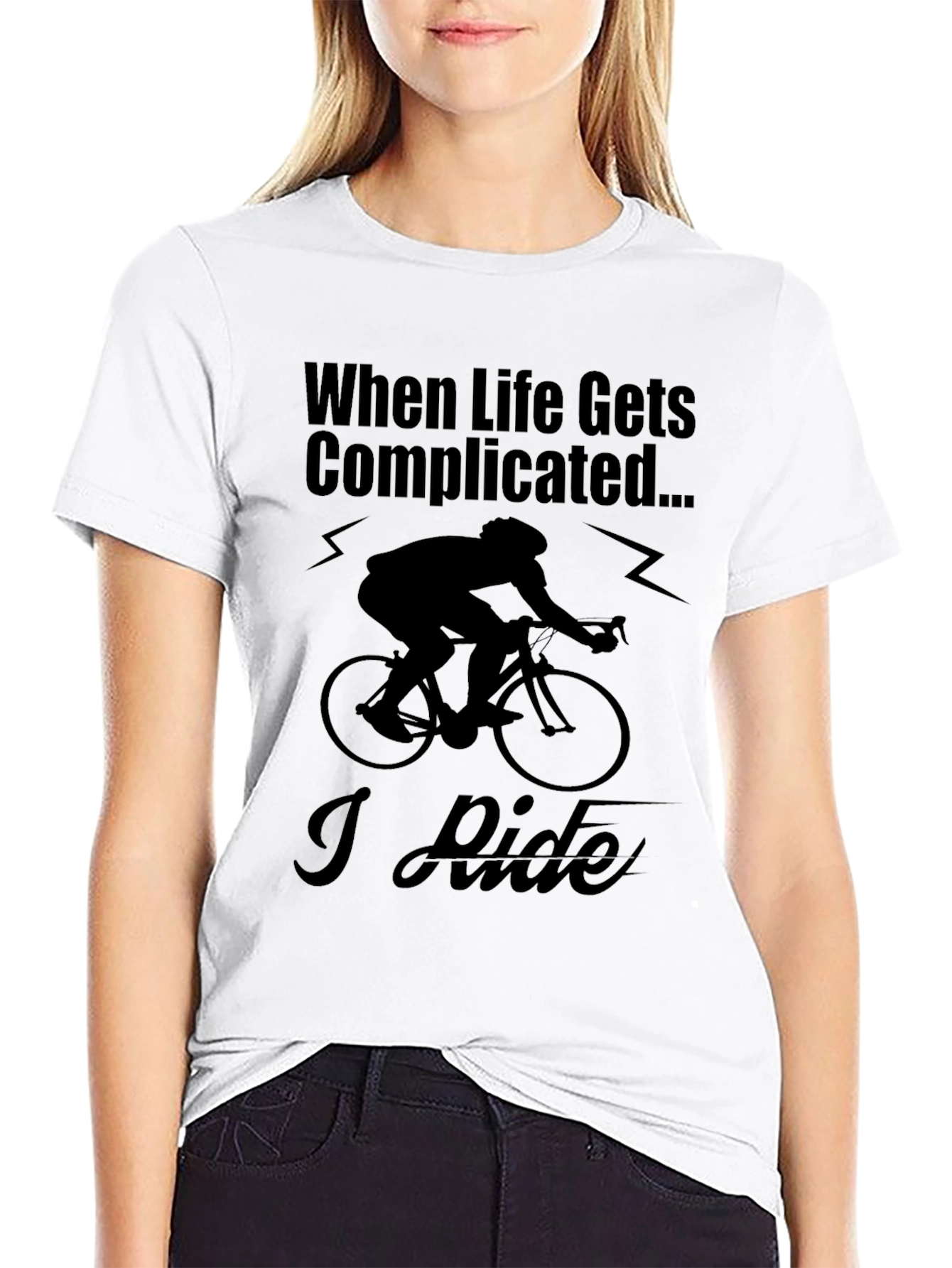 When Life Gets Complicated I Ride T-Shirt
