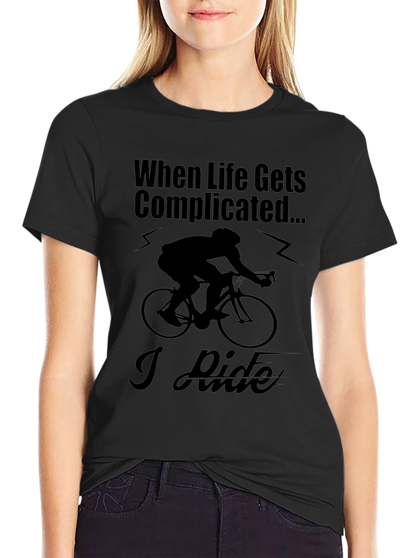 When Life Gets Complicated I Ride T-Shirt
