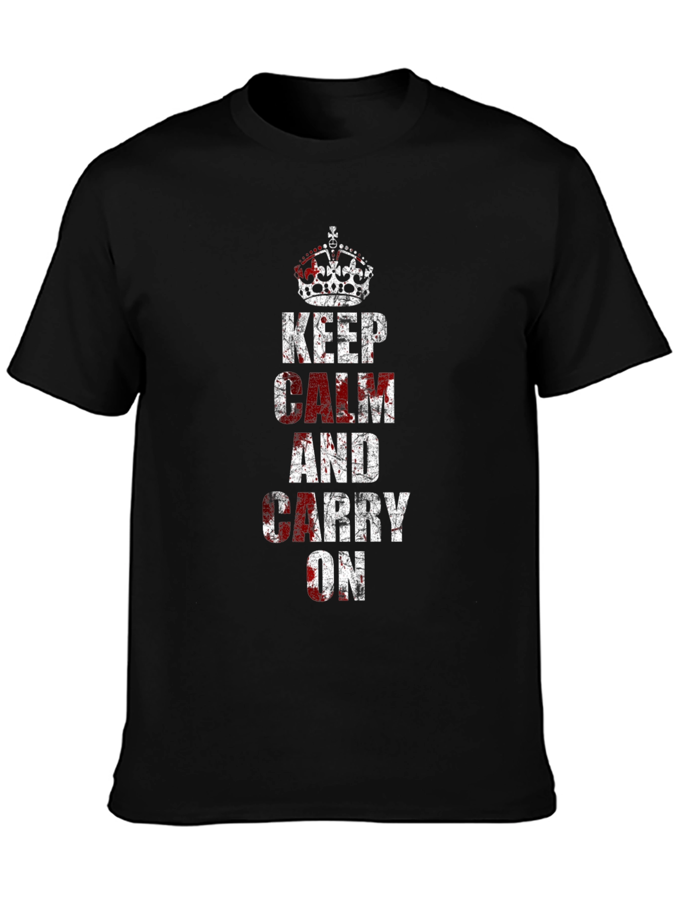 Keep Calm Novelty Graphic T-Shirt