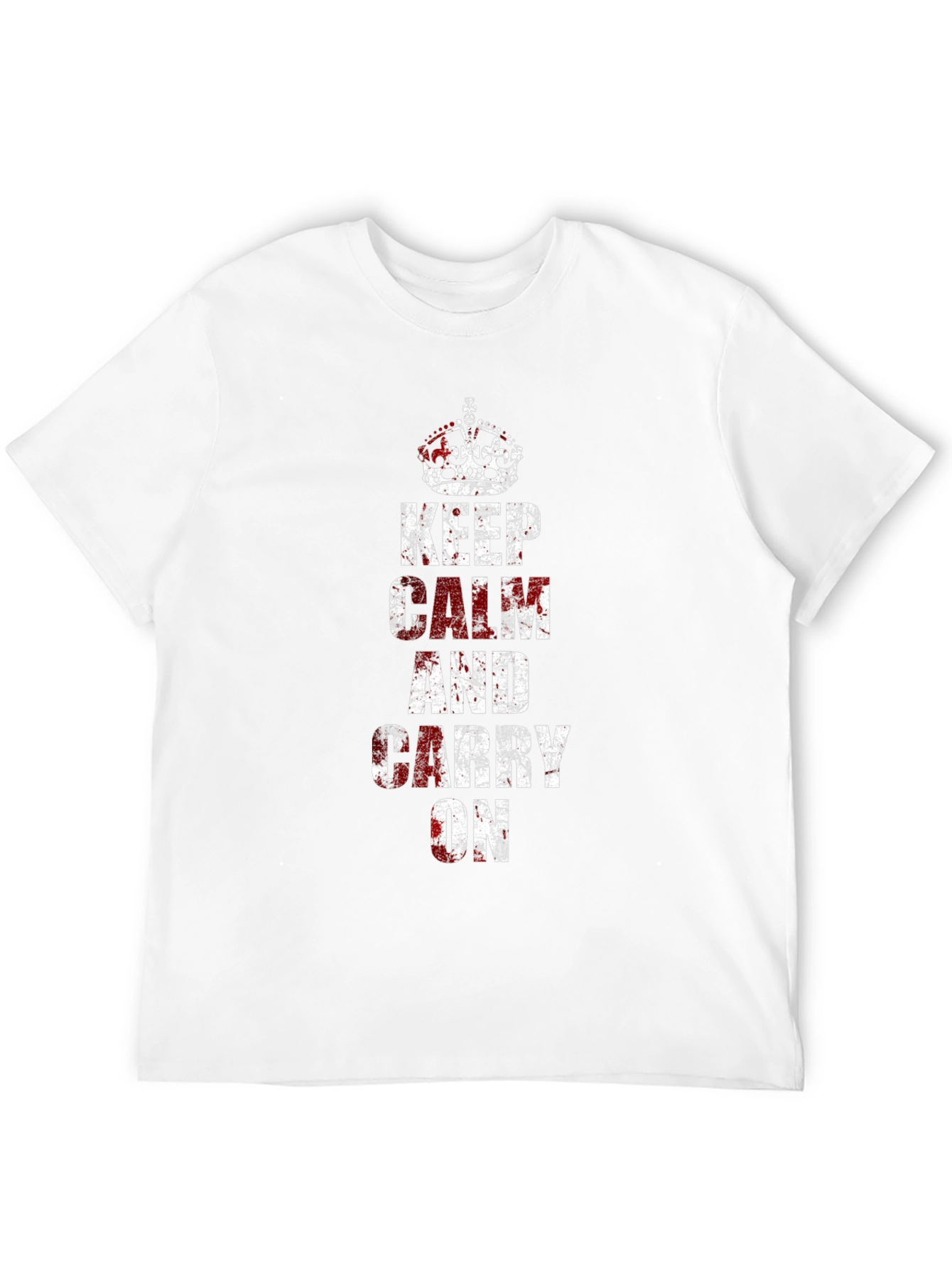 Keep Calm Novelty Graphic T-Shirt