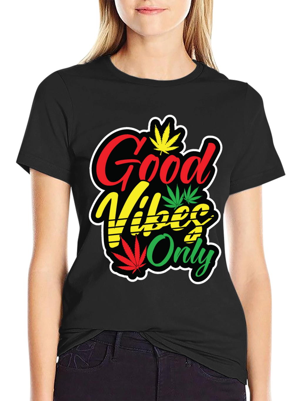 Good Vibes Only Rasta T-Shirt