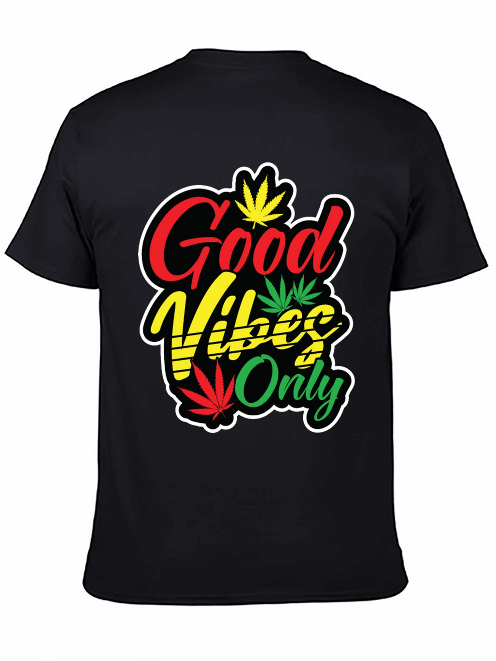 Good Vibes Only Rasta T-Shirt