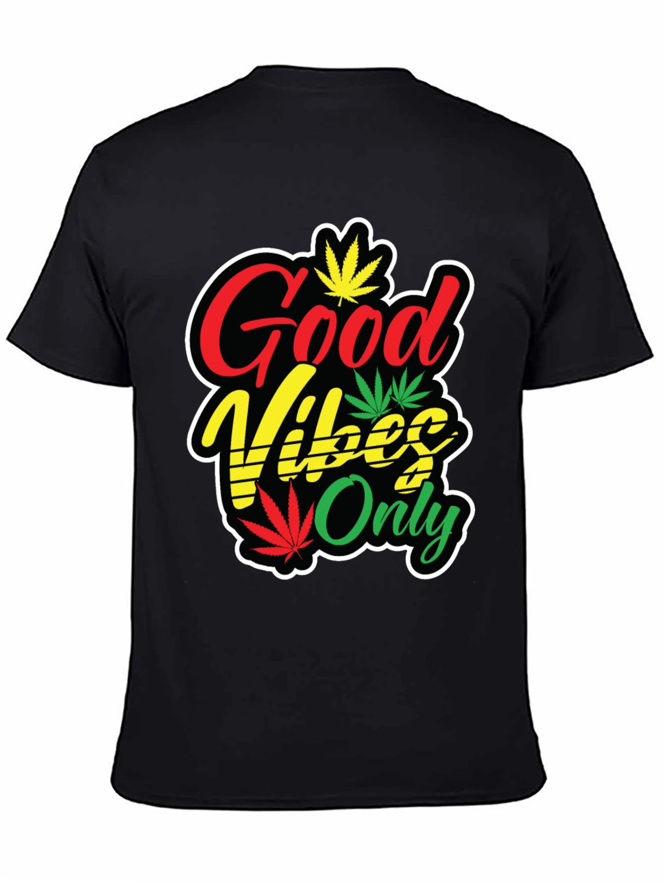 Good Vibes Only Rasta T-Shirt