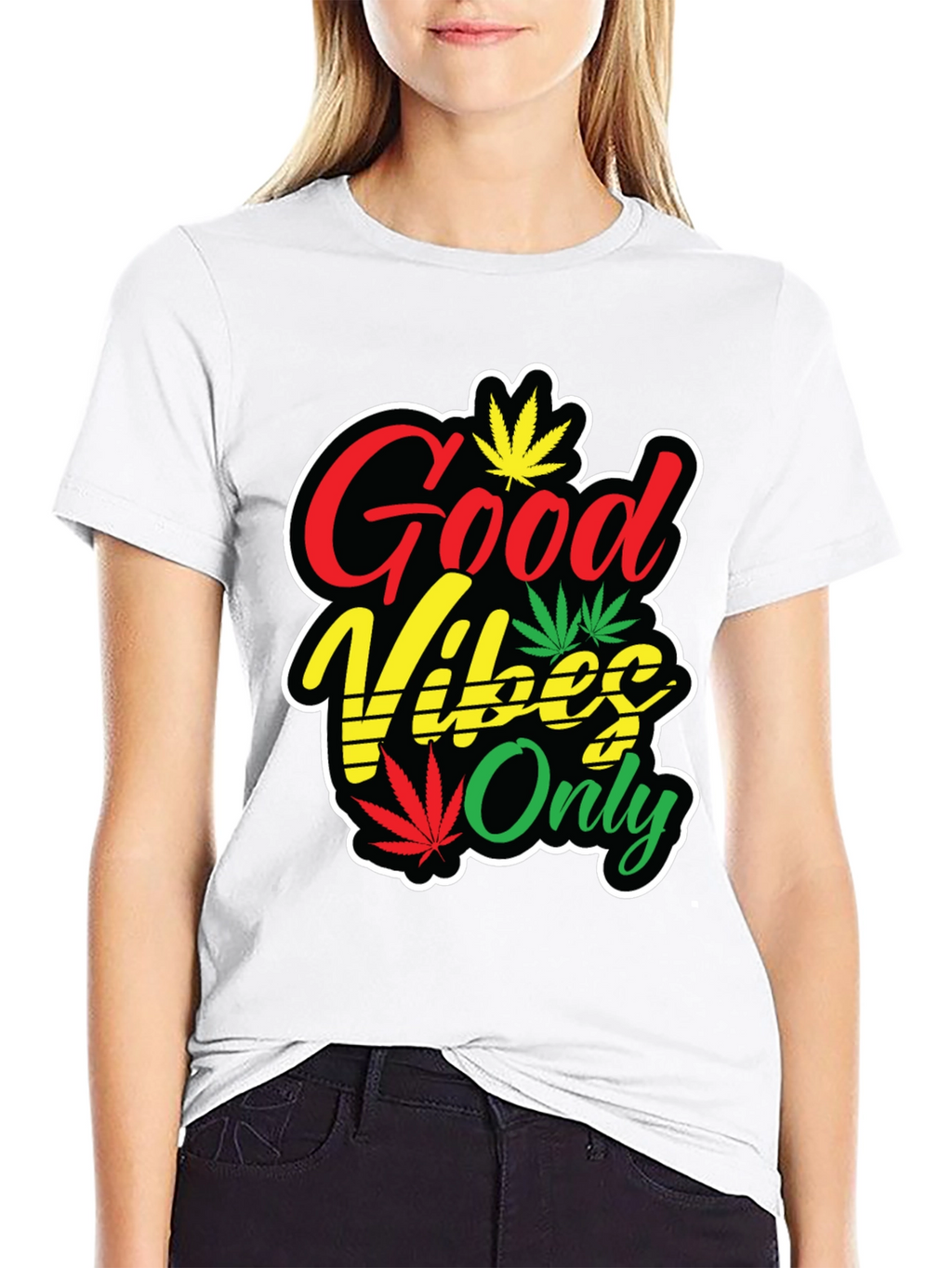Good Vibes Only Rasta T-Shirt