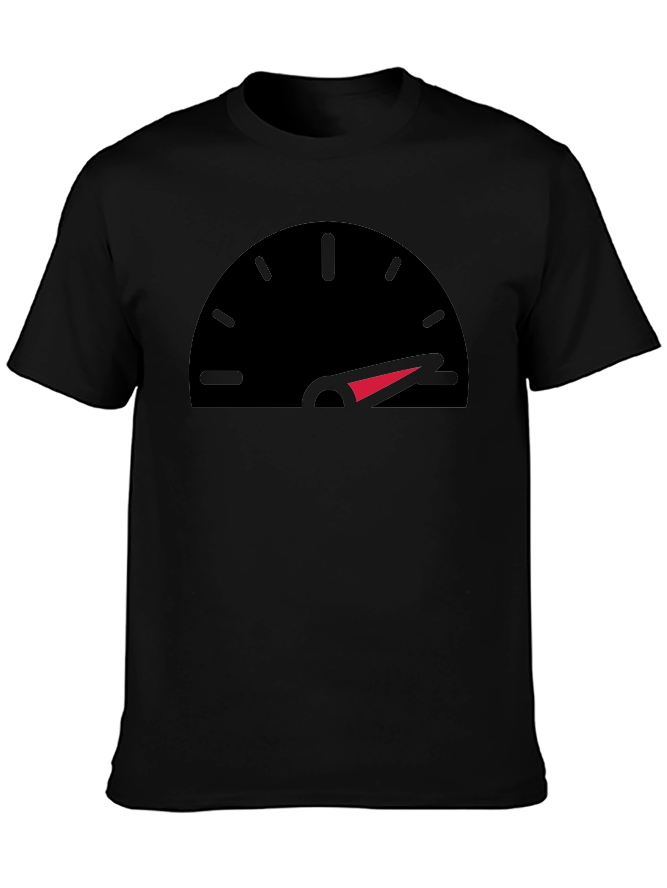 Speedometer Graphic Black T-Shirt