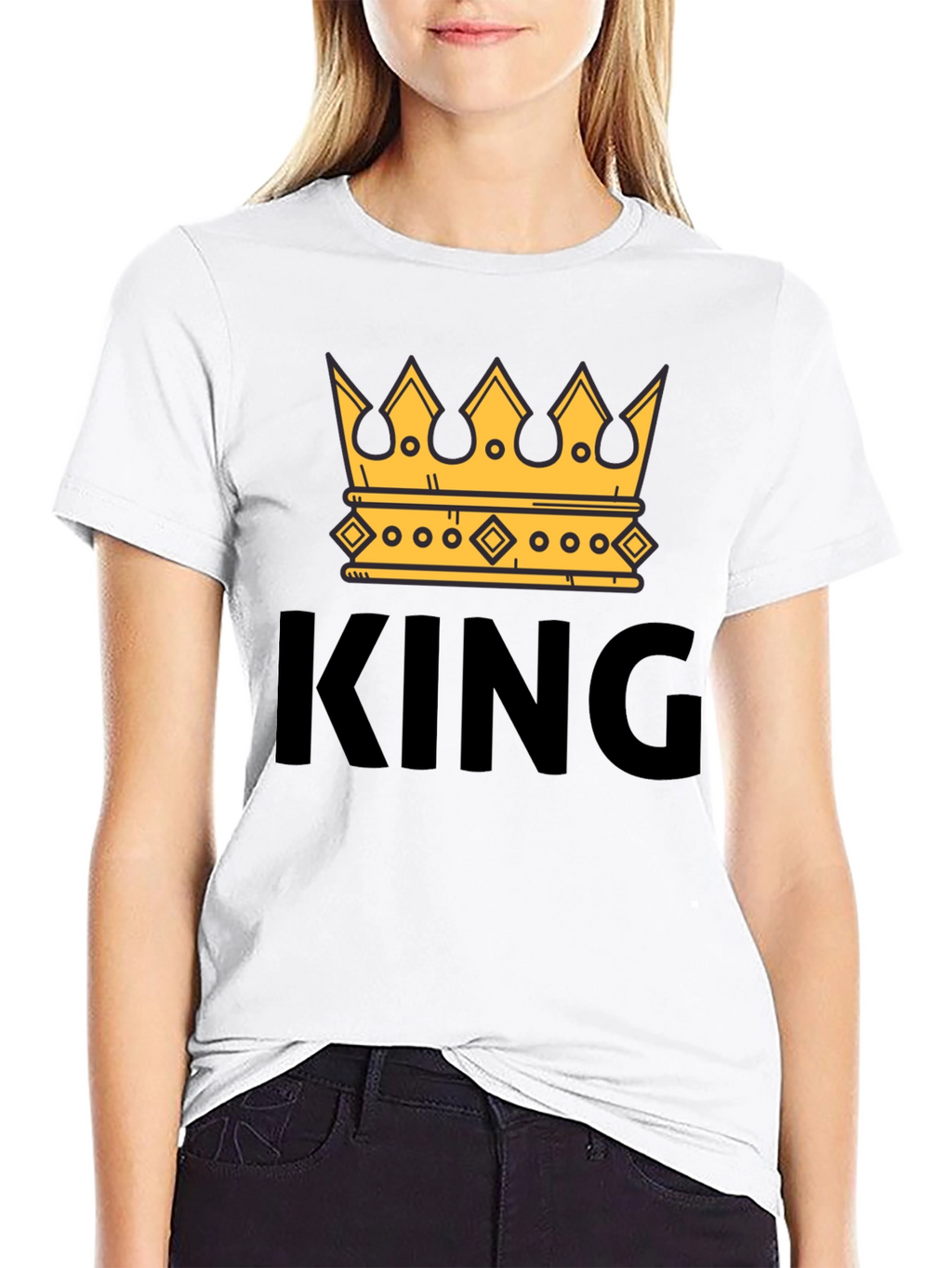 King Crown Graphic T-Shirt - Trendy Mens Tee