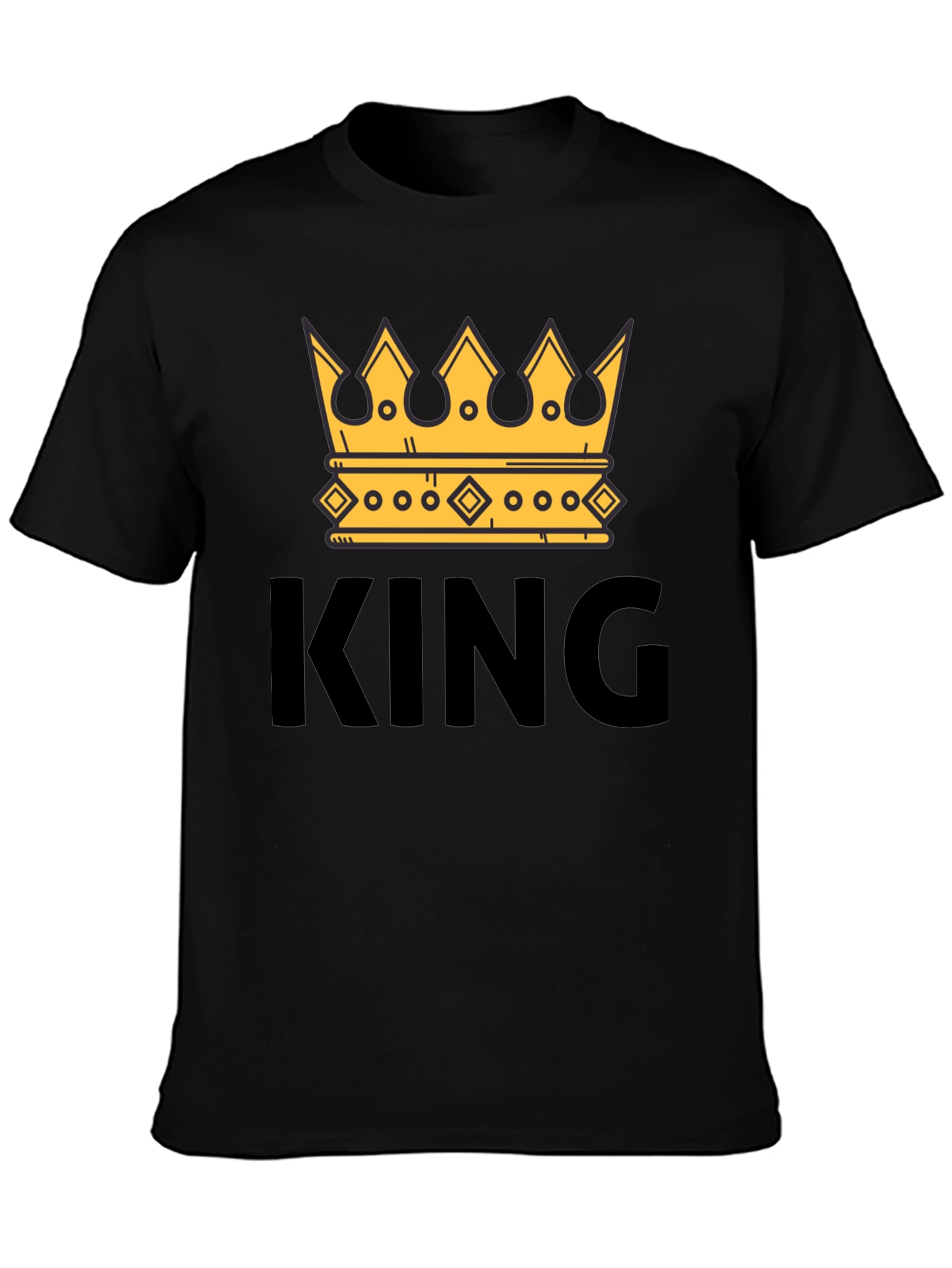 King Crown Graphic T-Shirt - Trendy Mens Tee
