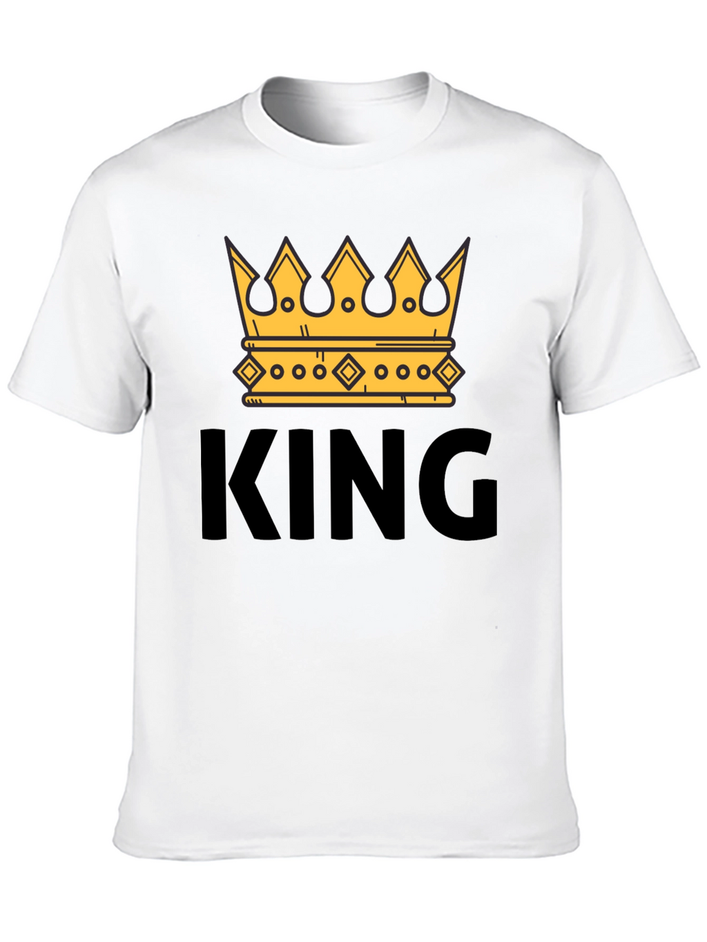 King Crown Graphic T-Shirt - Trendy Mens Tee