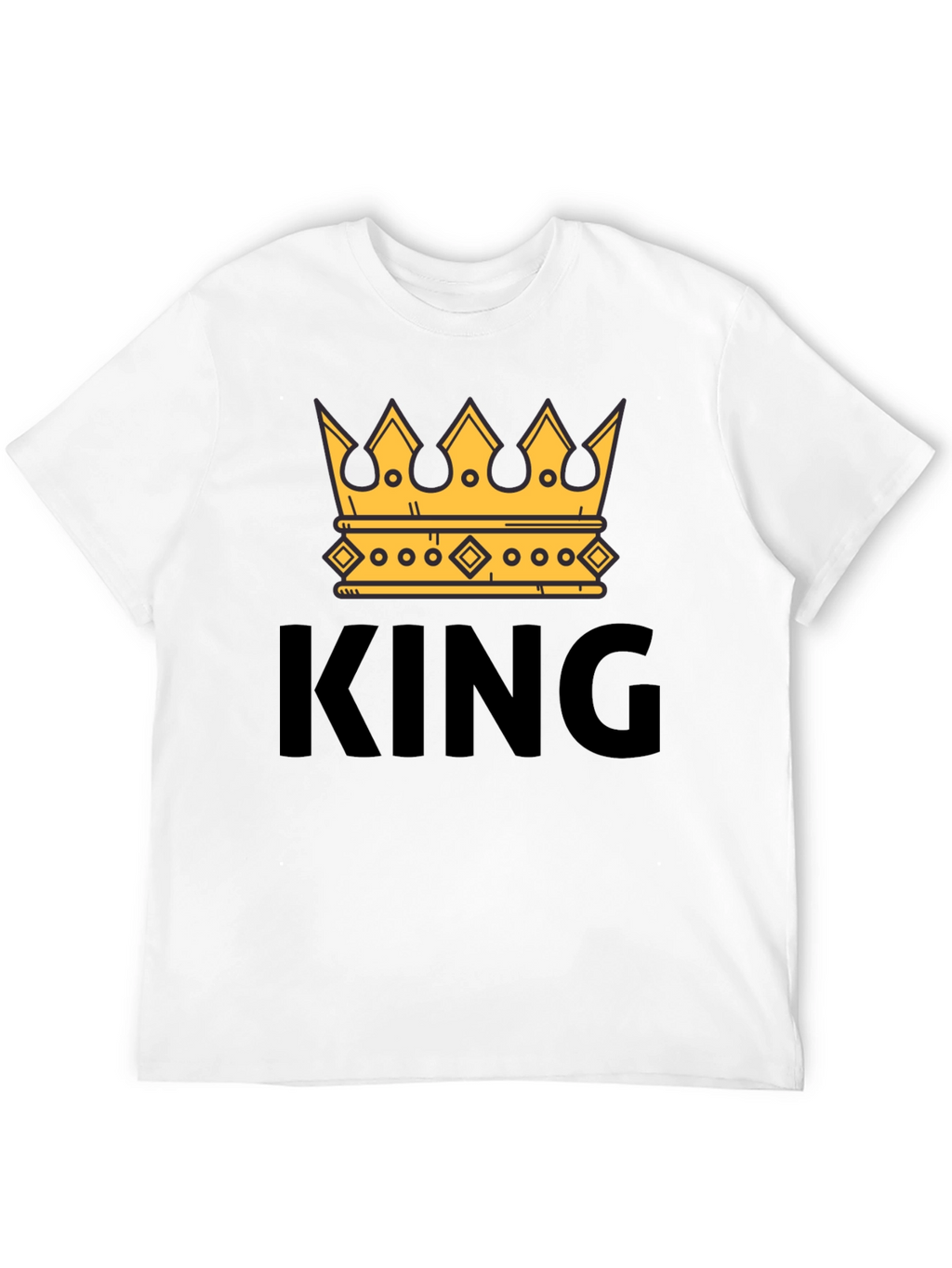 King Crown Graphic T-Shirt - Trendy Mens Tee