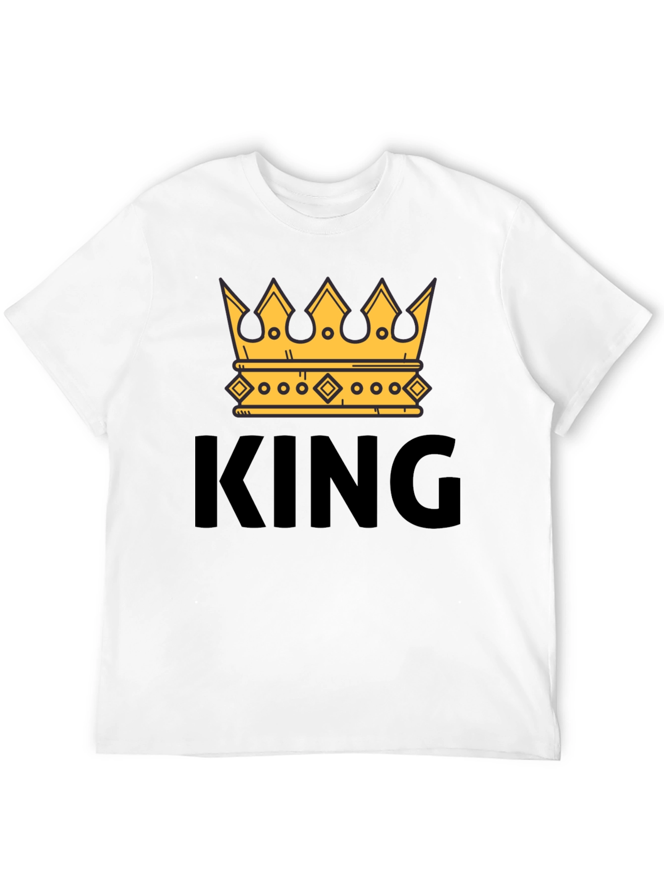 King Crown Graphic T-Shirt - Trendy Mens Tee