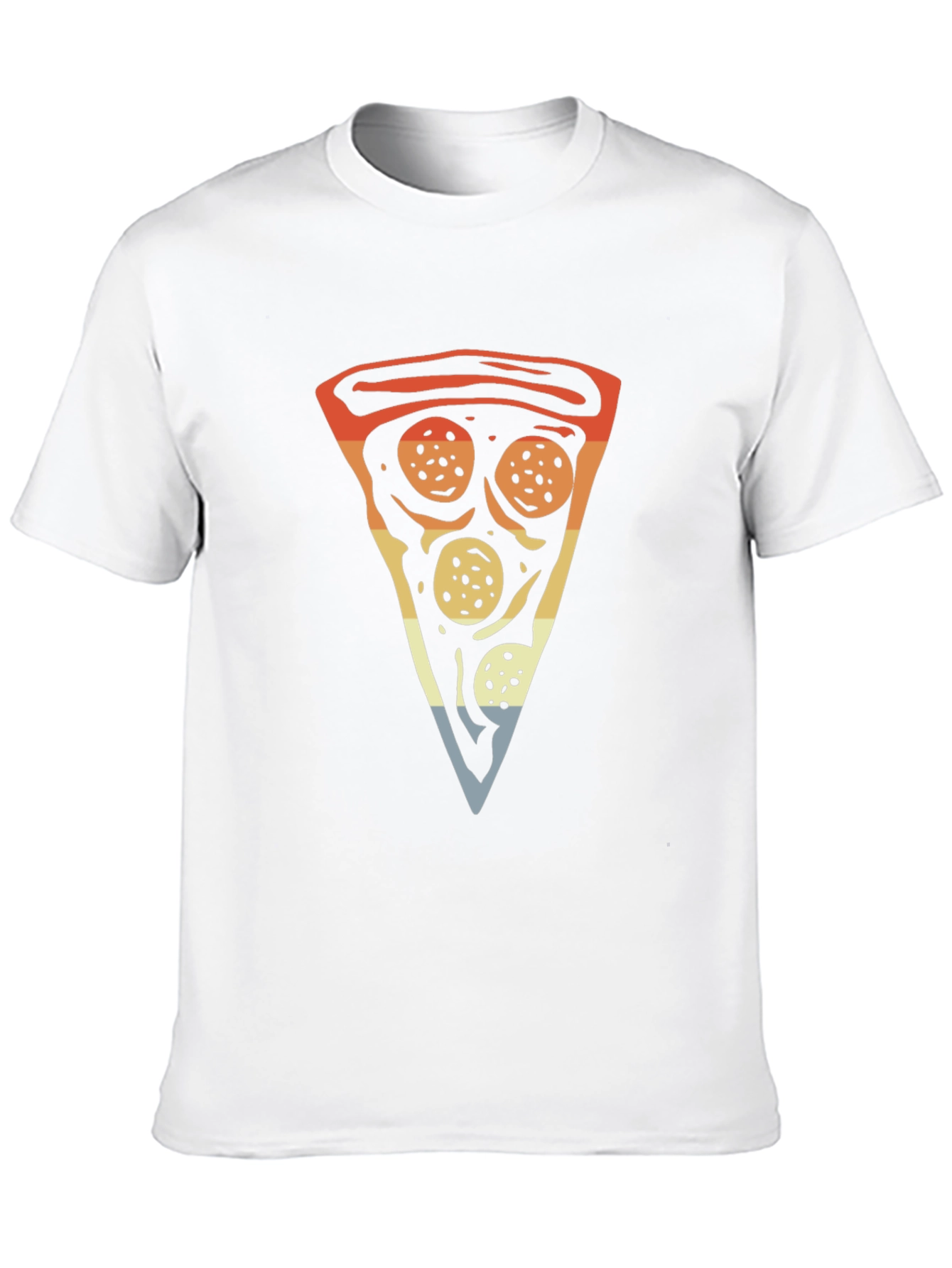 Pizza Slice Graphic T-Shirt - Retro Style