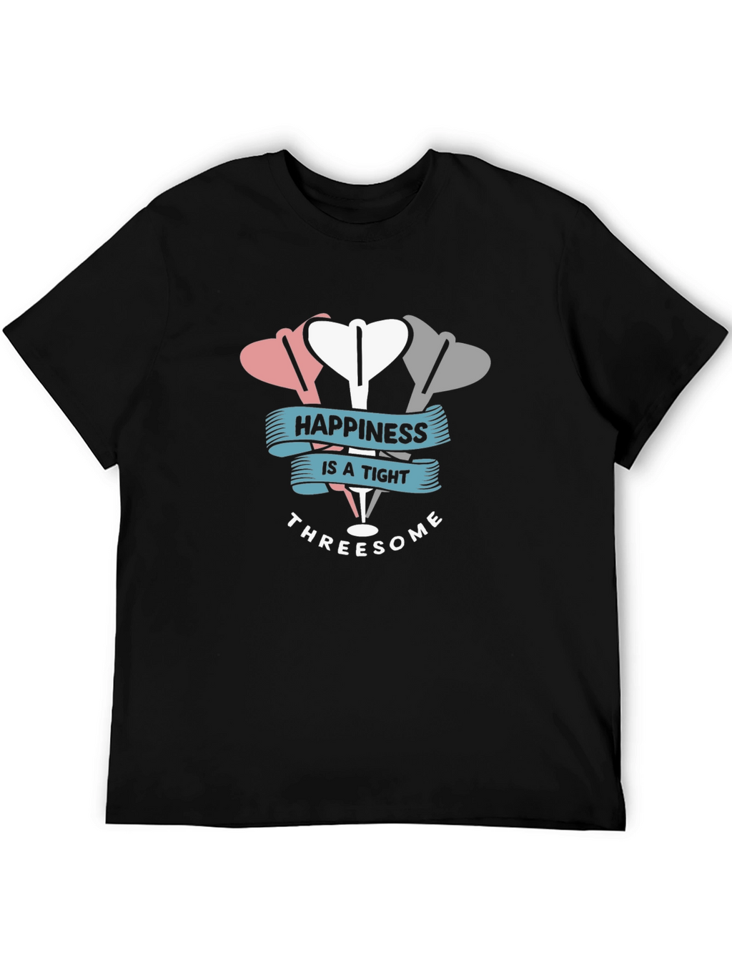 Happiness Threesome Dart T-Shirt