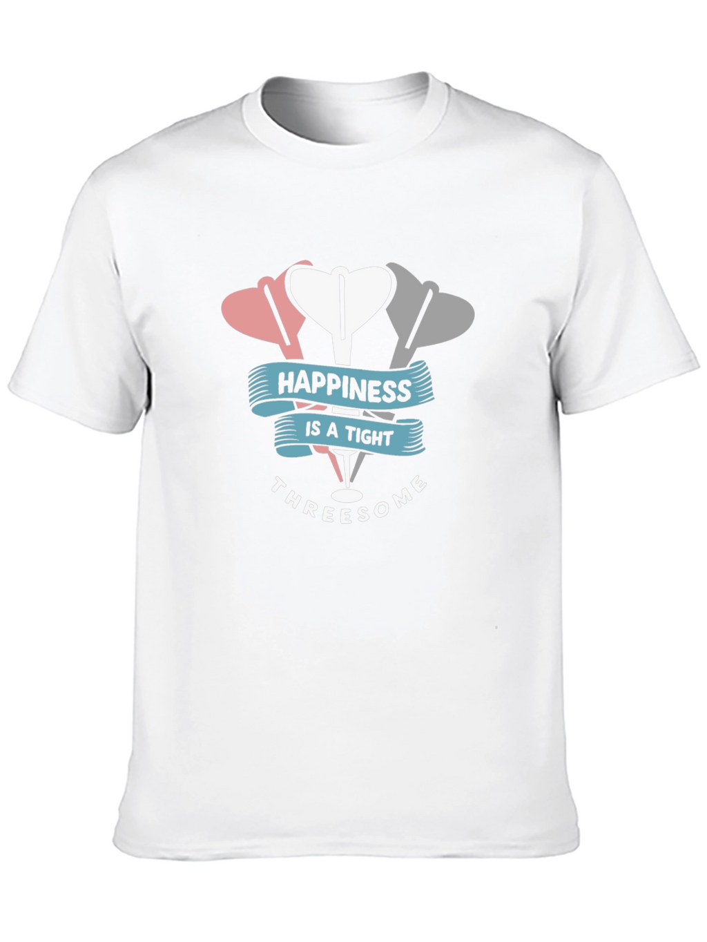 Happiness Threesome Dart T-Shirt
