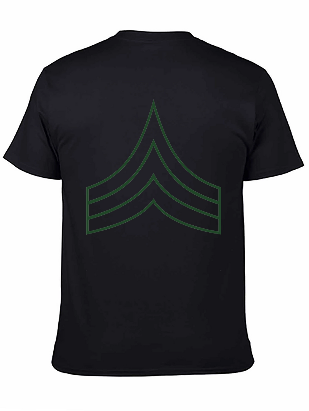 Military Stripes Graphic T-Shirt
