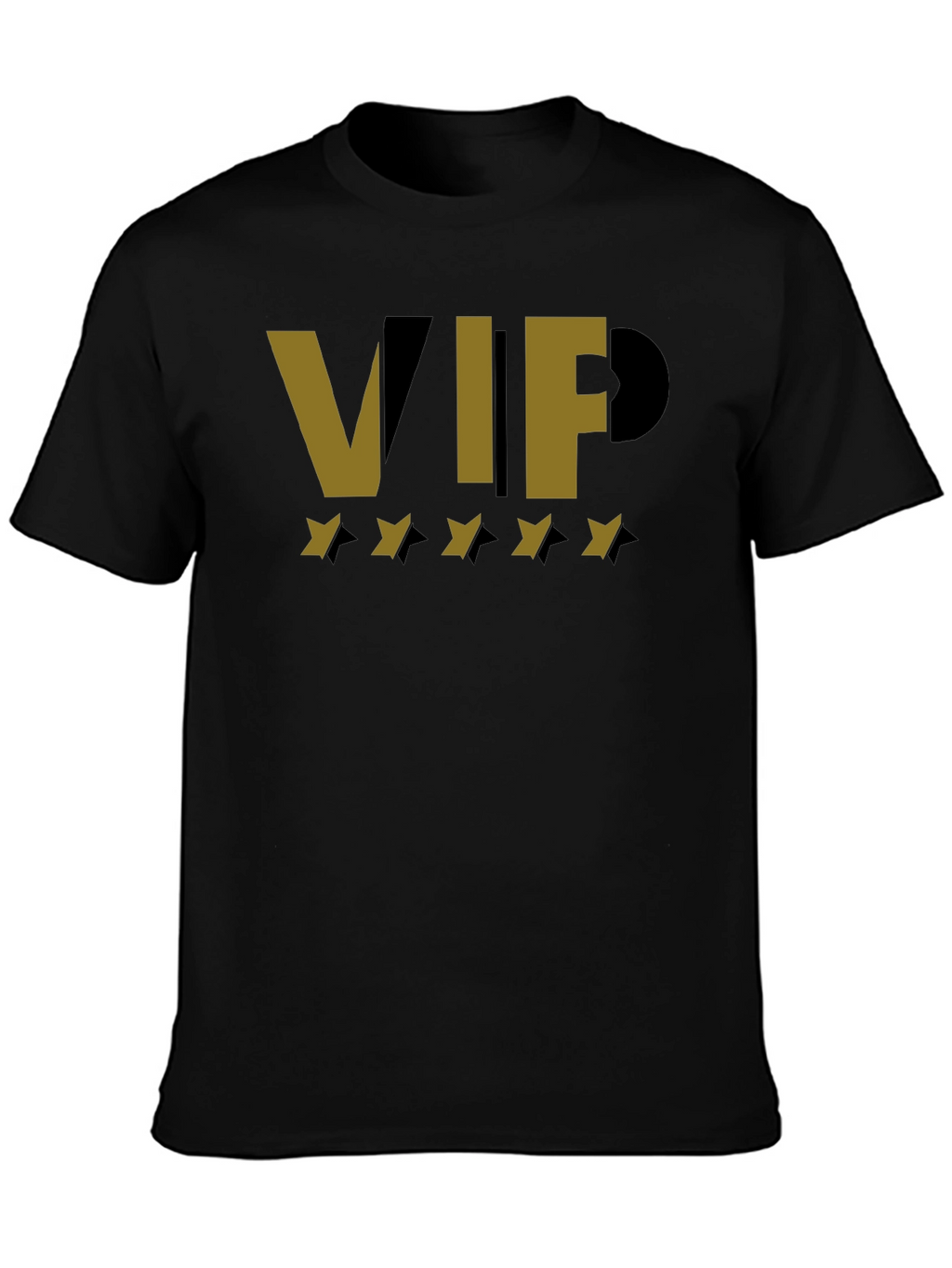 VIP Star Graphic Black T-Shirt