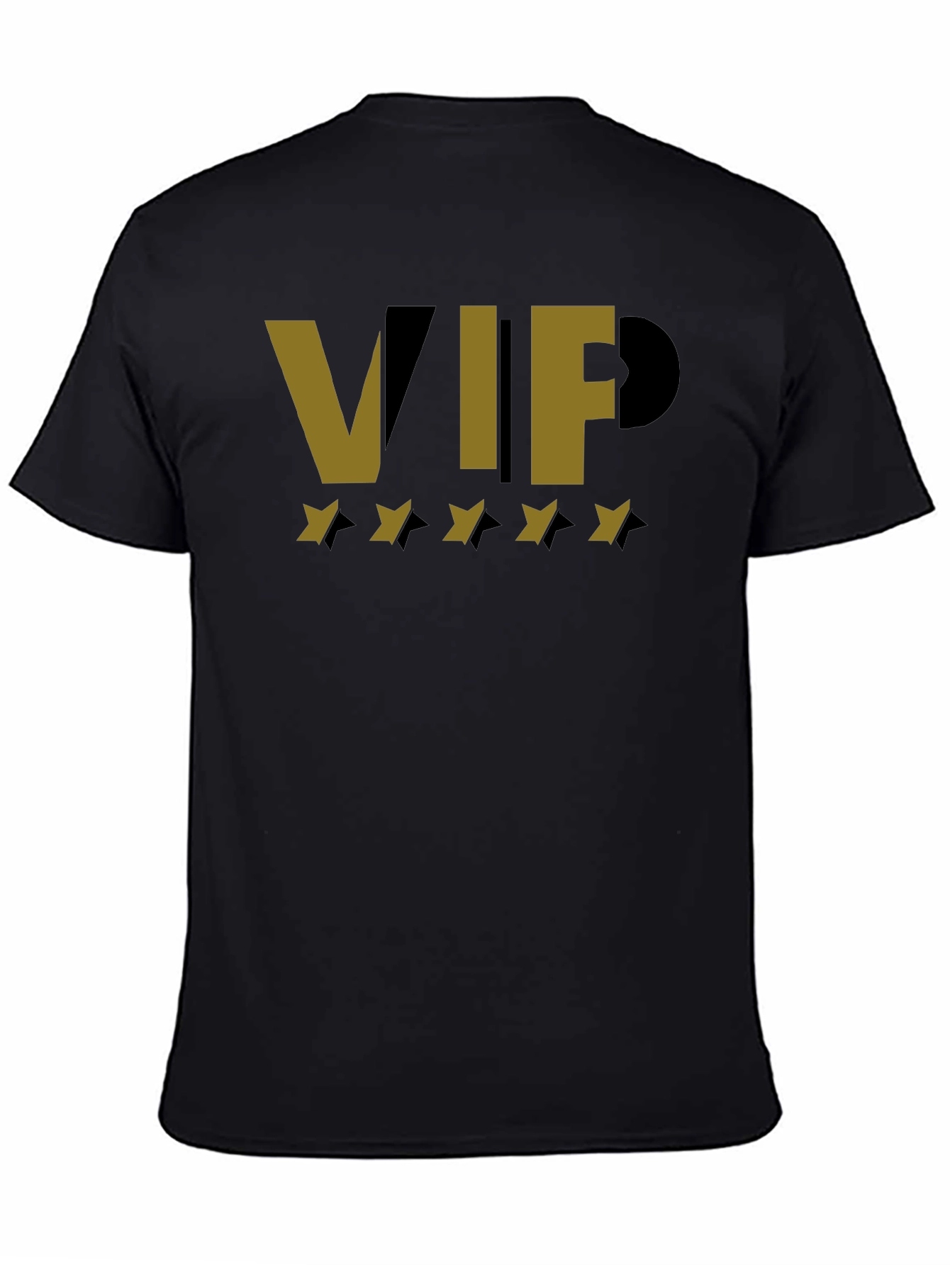 VIP Star Graphic Black T-Shirt