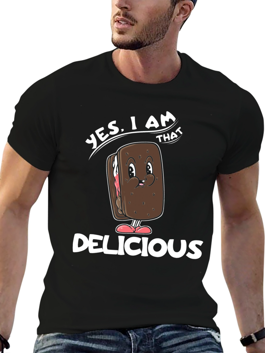 Delicious Ice Cream Sandwich Graphic Tee
