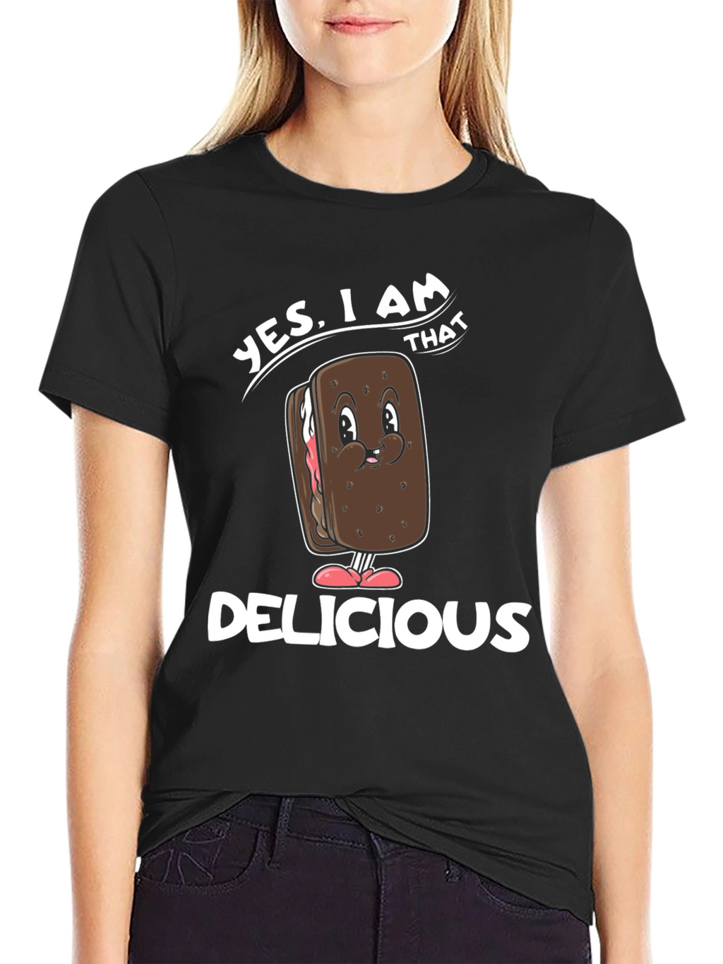 Delicious Ice Cream Sandwich Graphic Tee
