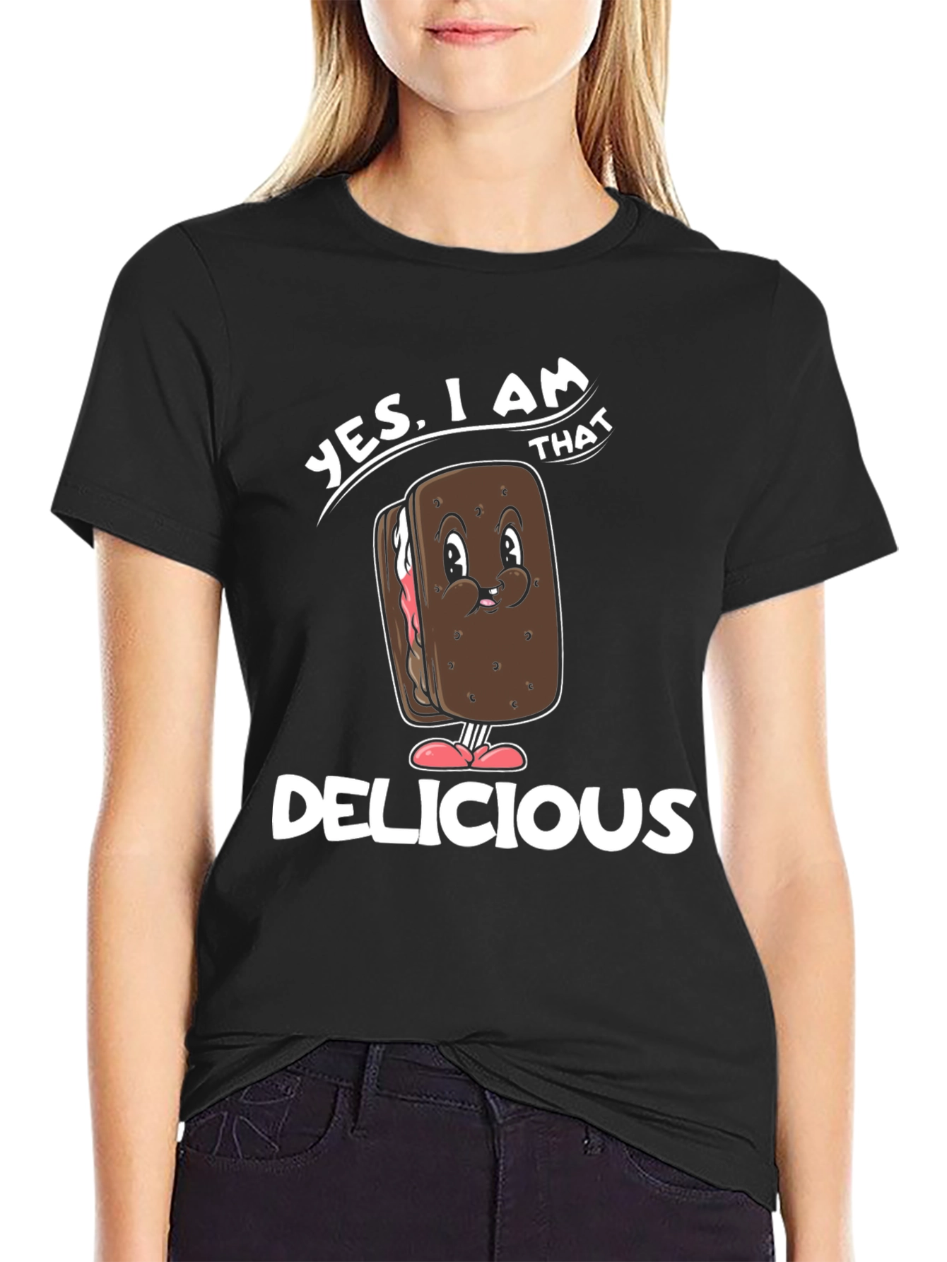 Delicious Ice Cream Sandwich Graphic Tee