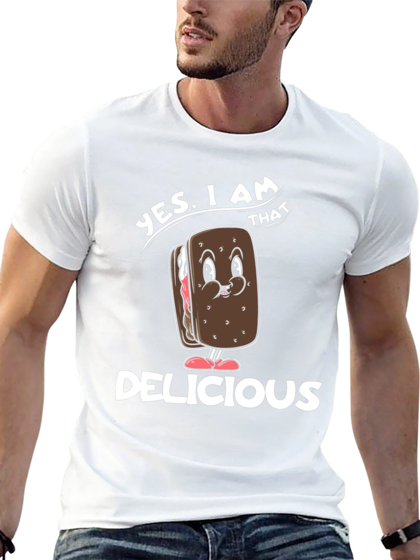 Delicious Ice Cream Sandwich Graphic Tee