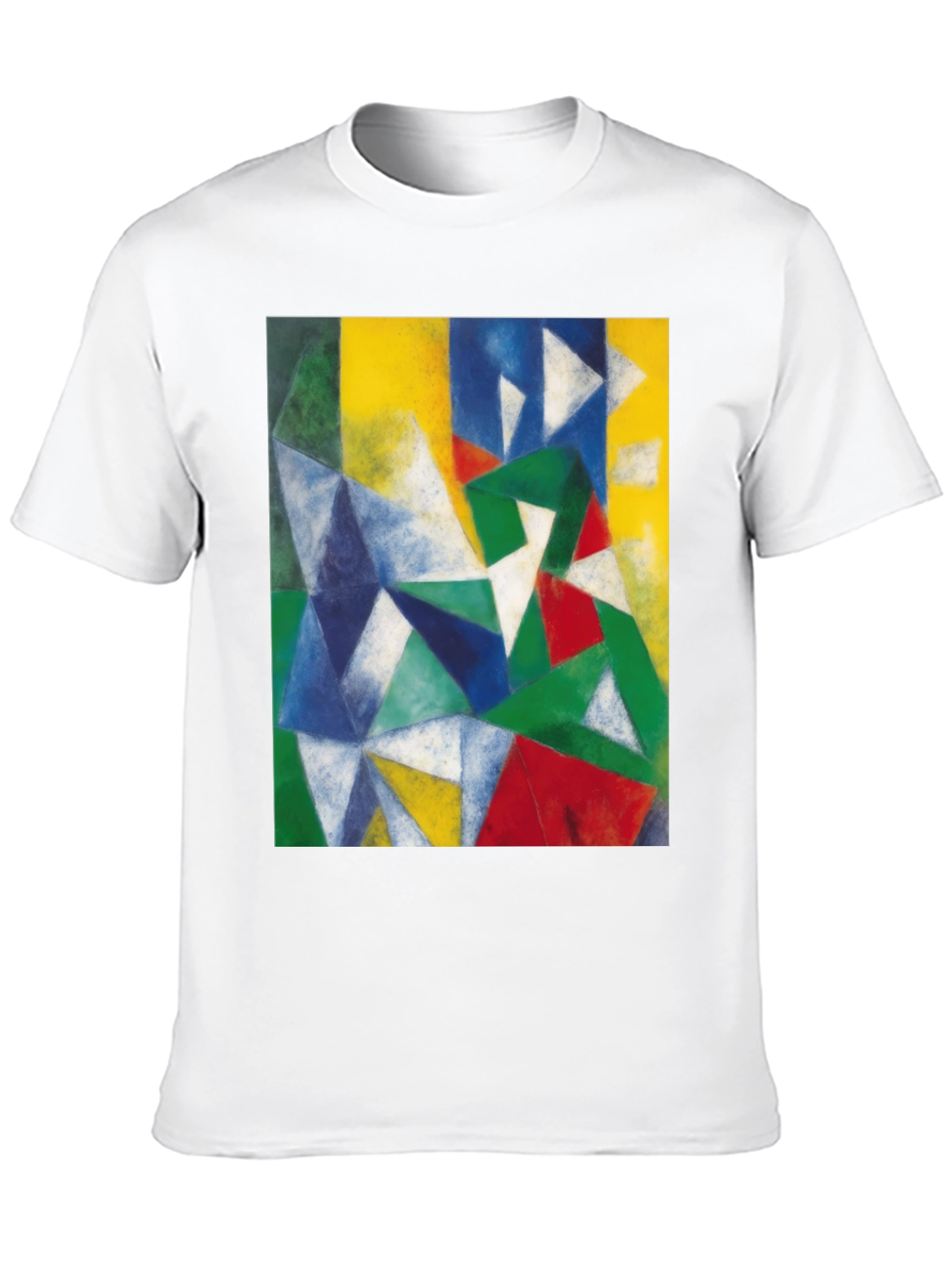 Geometric Art Print Black T-Shirt